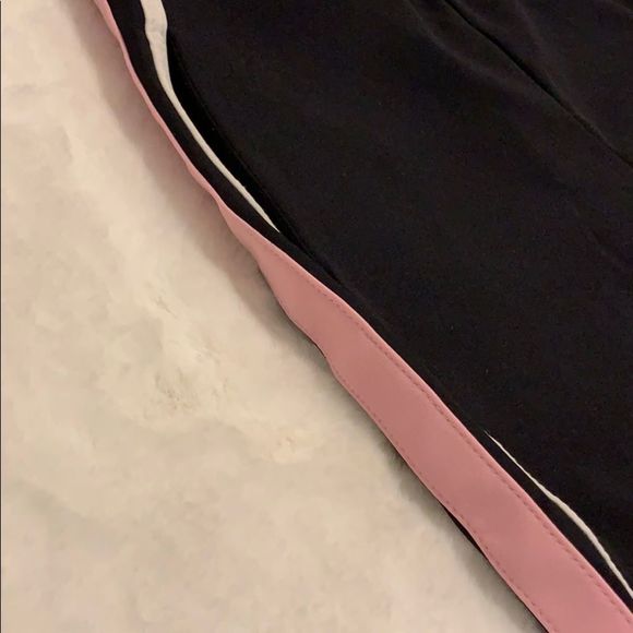 Zara black with pink side stripe jogger pants XS - Picture 5 of 7